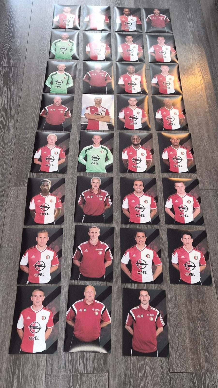 Feyenoord Spelersfoto's Kampioensjaar 2016/2017, Verzamelen, Ophalen of Verzenden, Zo goed als nieuw, Feyenoord, Poster, Plaatje of Sticker