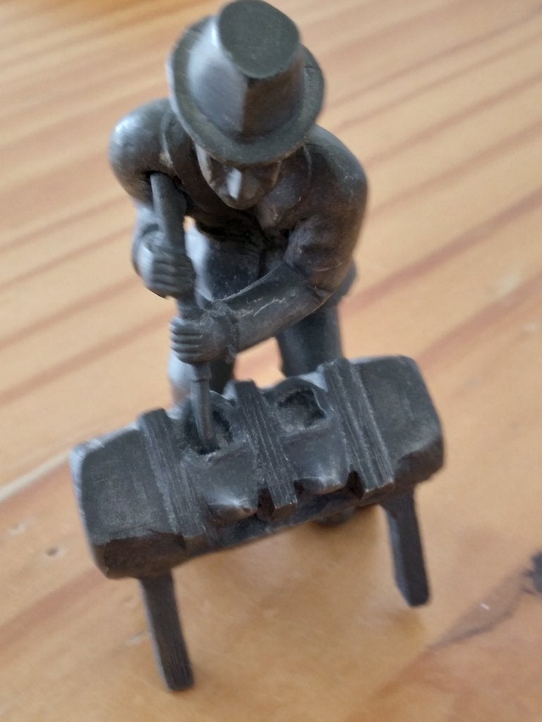 tin klompenmaker oude ambachten, Antiek en Kunst, Ophalen of Verzenden