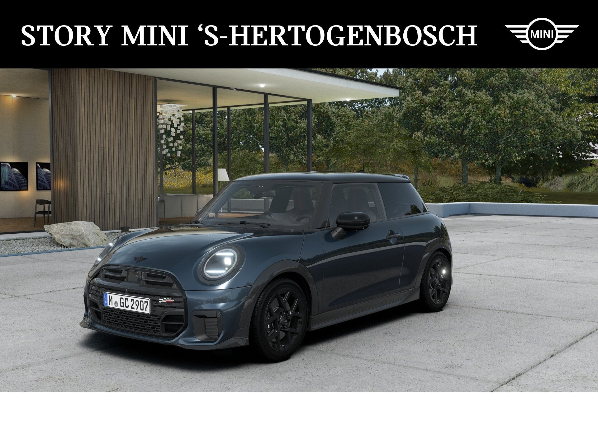 MINI Hatchback Cooper C / John Cooper Works / Pakket XL / 17, Auto's, Mini, 156 pk, 4 stoelen, Leder en Stof, Bedrijf