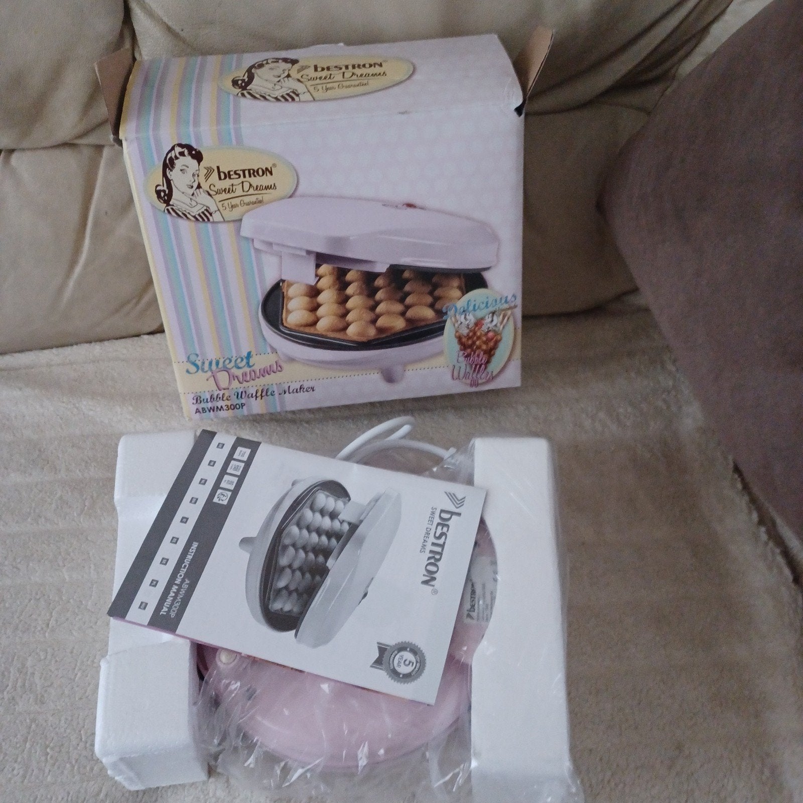 2x NIEUWE wafelijzer /bubblewafel maker12,50€ ps2/20€, Witgoed en Apparatuur, Wafelijzers, Ophalen of Verzenden, Nieuw
