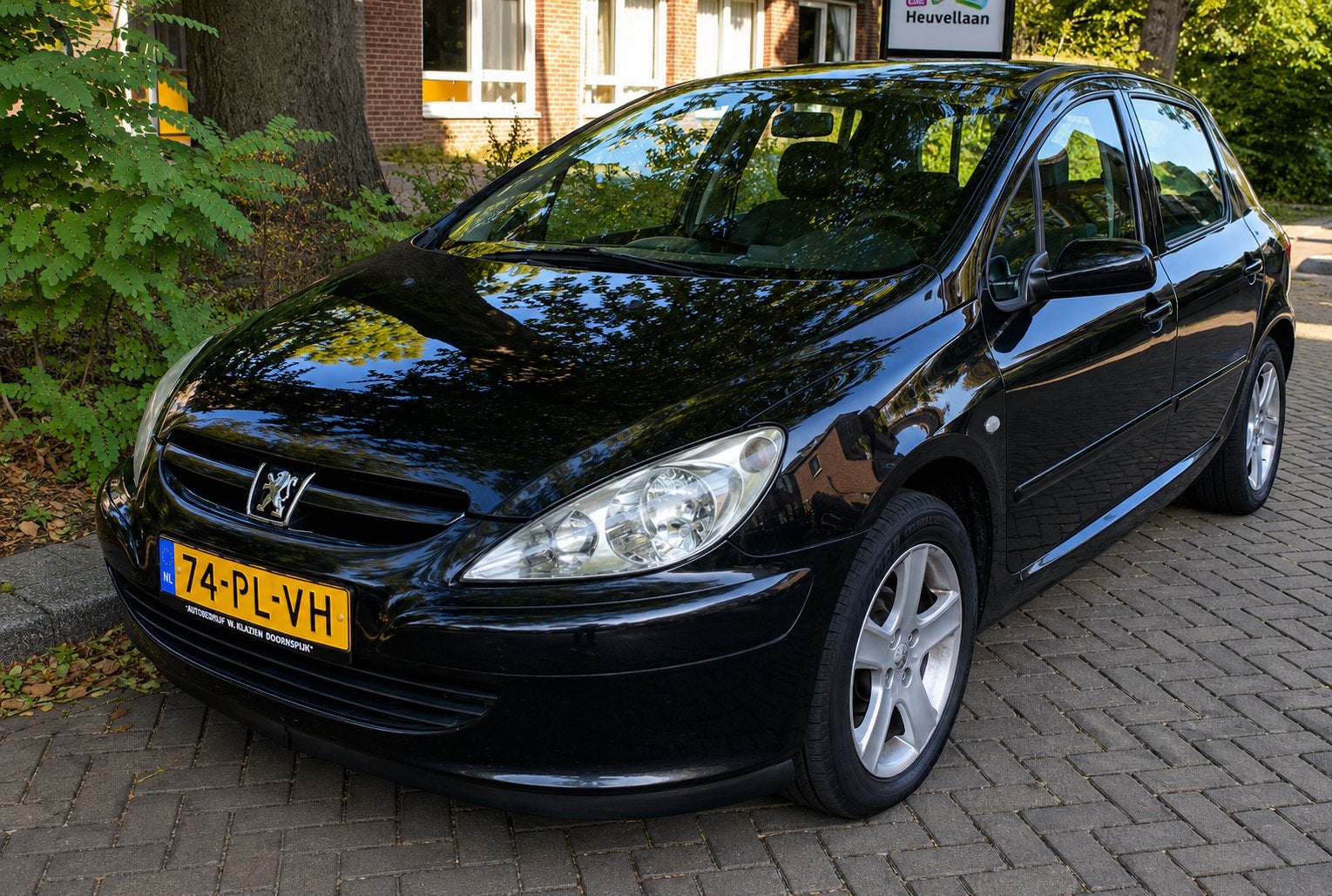 Peugeot 307 1.6-16V XSi Zwart ✅ Complete Uitvoering, Voorwielaandrijving, Zwart, 4 cilinders, Zwart