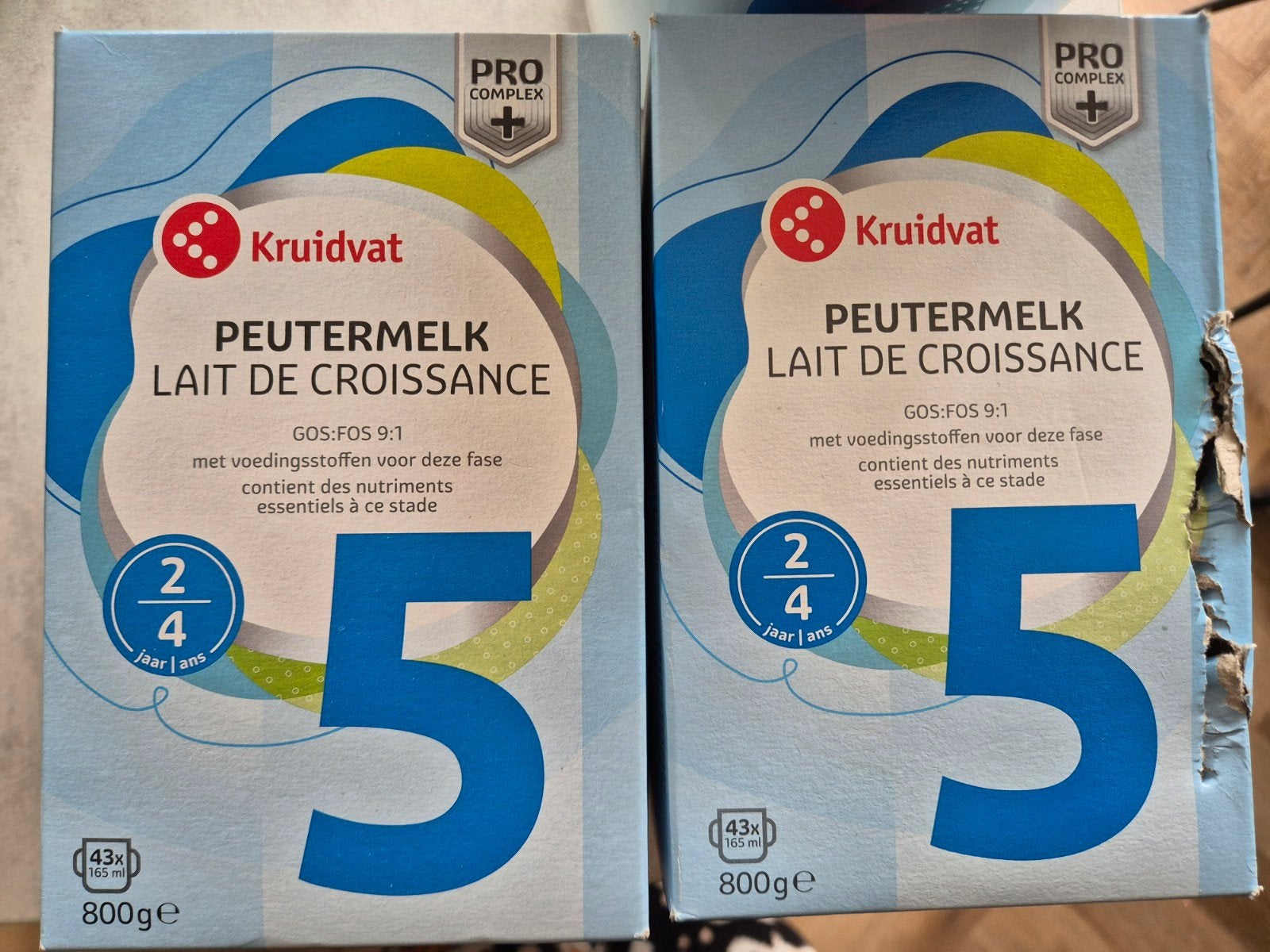 Kruidvat Peuter Melk 5 - 800g (1,5 pak), Ophalen, Nieuw, Overige typen, Overige merken