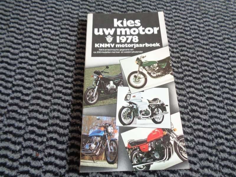 Kies uw Motor 1978 - Motorfiets Jaarboek - Nederlands, Boeken, Verzenden, Gelezen