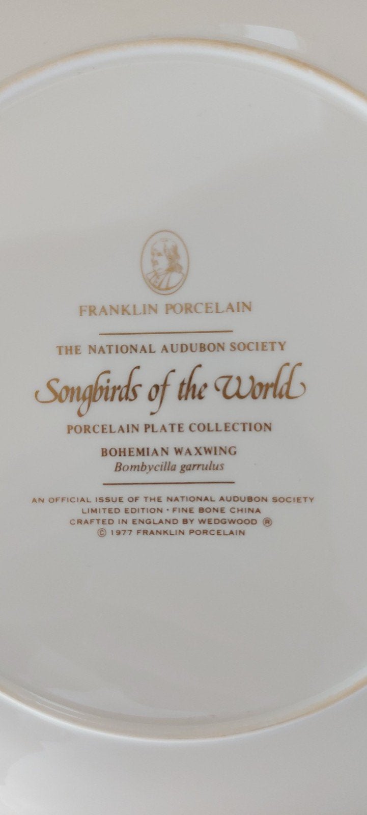 Complete set Franklin Porcelain 'Songbirds of the World', Ophalen