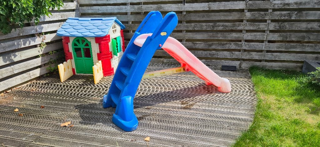 glijbaan voor buiten, Ophalen, Gebruikt, Glijbaan