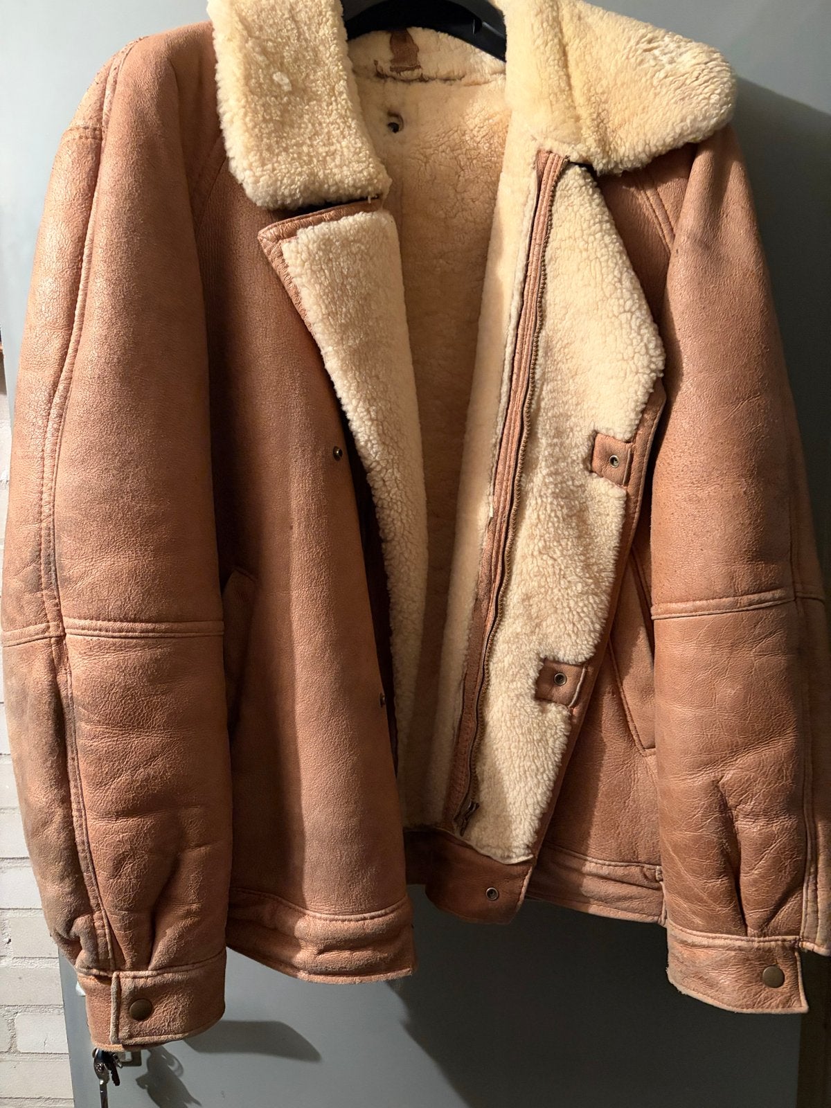 Lammy Coat Zware Uitvoering Maat L Schapenvacht, Kleding | Dames, Ophalen, Gedragen, Maat 42/44 (L), Bruin