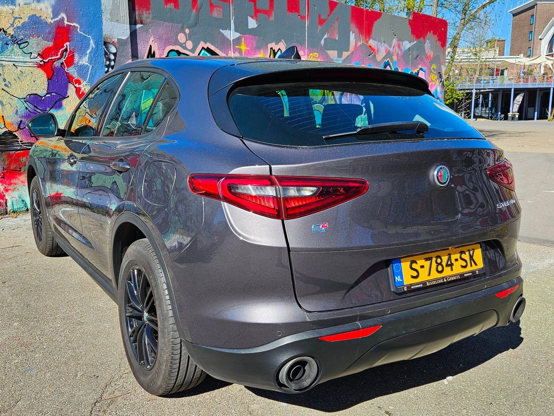 Alfa Romeo Stelvio 2.0 T AWD 280PK / ACC / PANO, Auto's, Alfa Romeo, 4 cilinders, Leder, Bedrijf, 93 €/maand