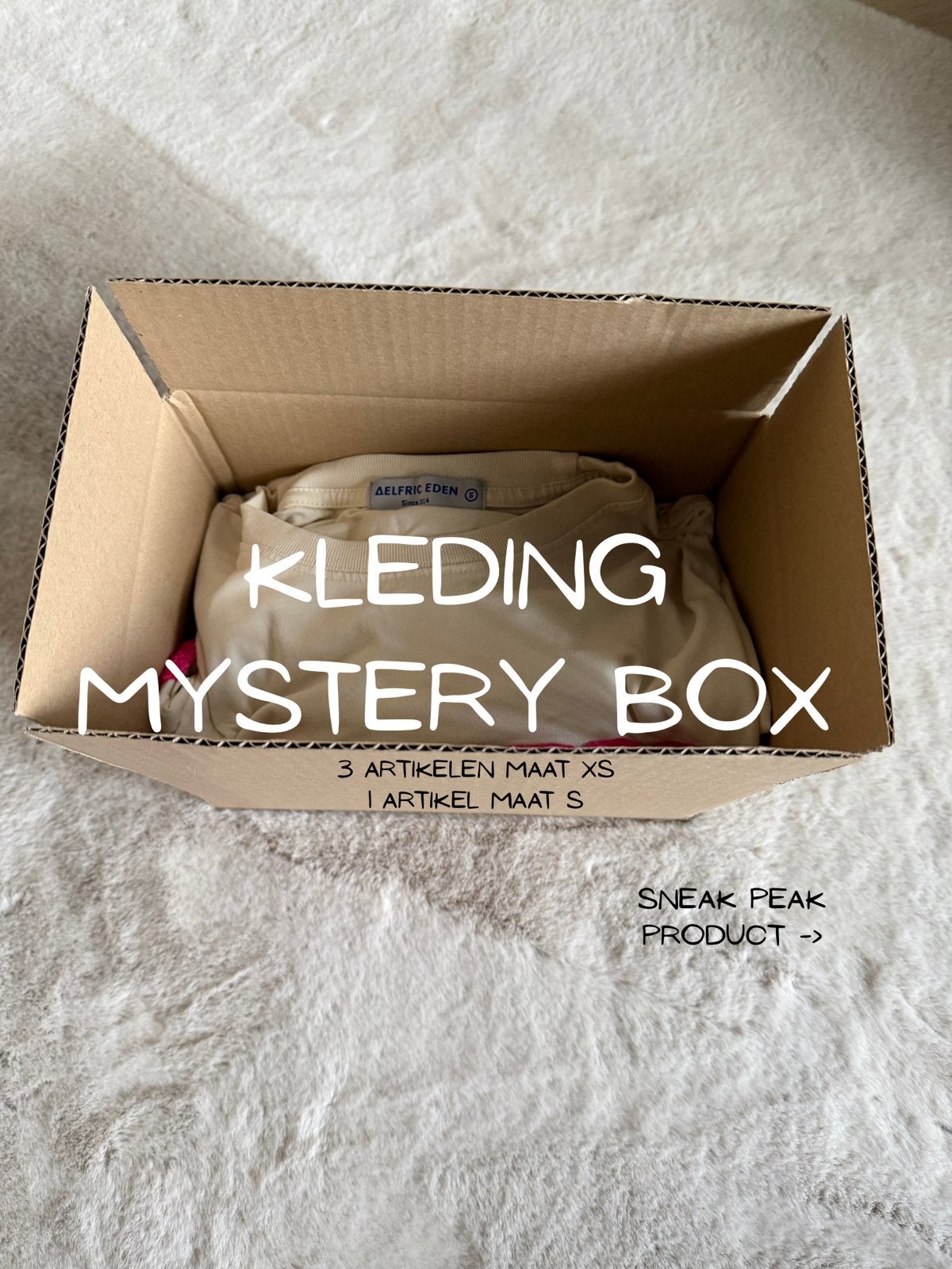 Kleding Mystery Box - 3x XS, 1x S - Aelfric eden, Kleding | Dames, T-shirts, Beige, Ophalen of Verzenden, Zo goed als nieuw, Korte mouw