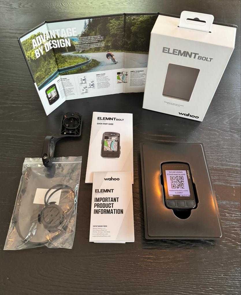 Wahoo Elemnt Bolt V2 GPS Fietscomputer, Fietsen en Brommers, Fietsaccessoires | Fietscomputers, Ophalen of Verzenden, Draadloos
