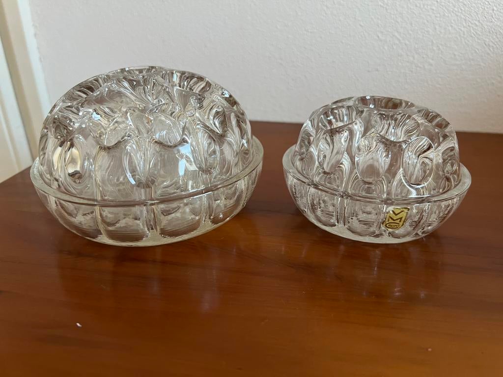 Vintage franse bloemstekers flower frogs reims / france, Ophalen of Verzenden