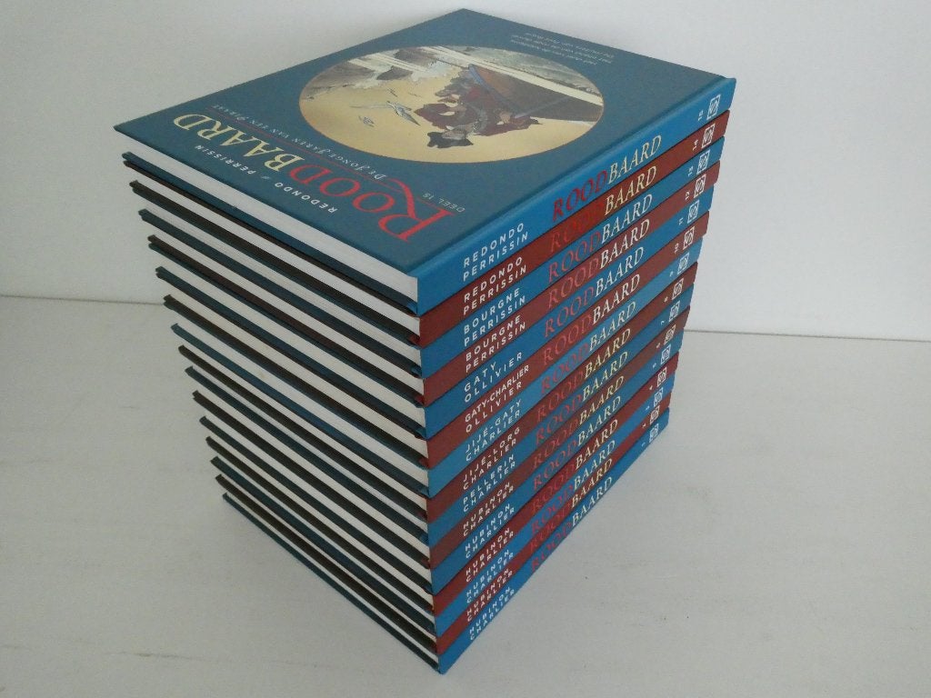 Roodbaard ~ Complete serie Integrale hardcovers 1 t/m 15, Complete serie of reeks, Ophalen of Verzenden, Zo goed als nieuw