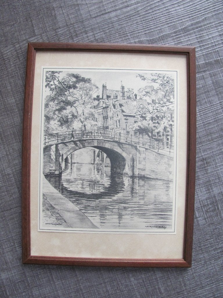 Amsterdam - H.E. Roodenburg, Ophalen of Verzenden, Zo goed als nieuw, 1940 tot 1960, Prent