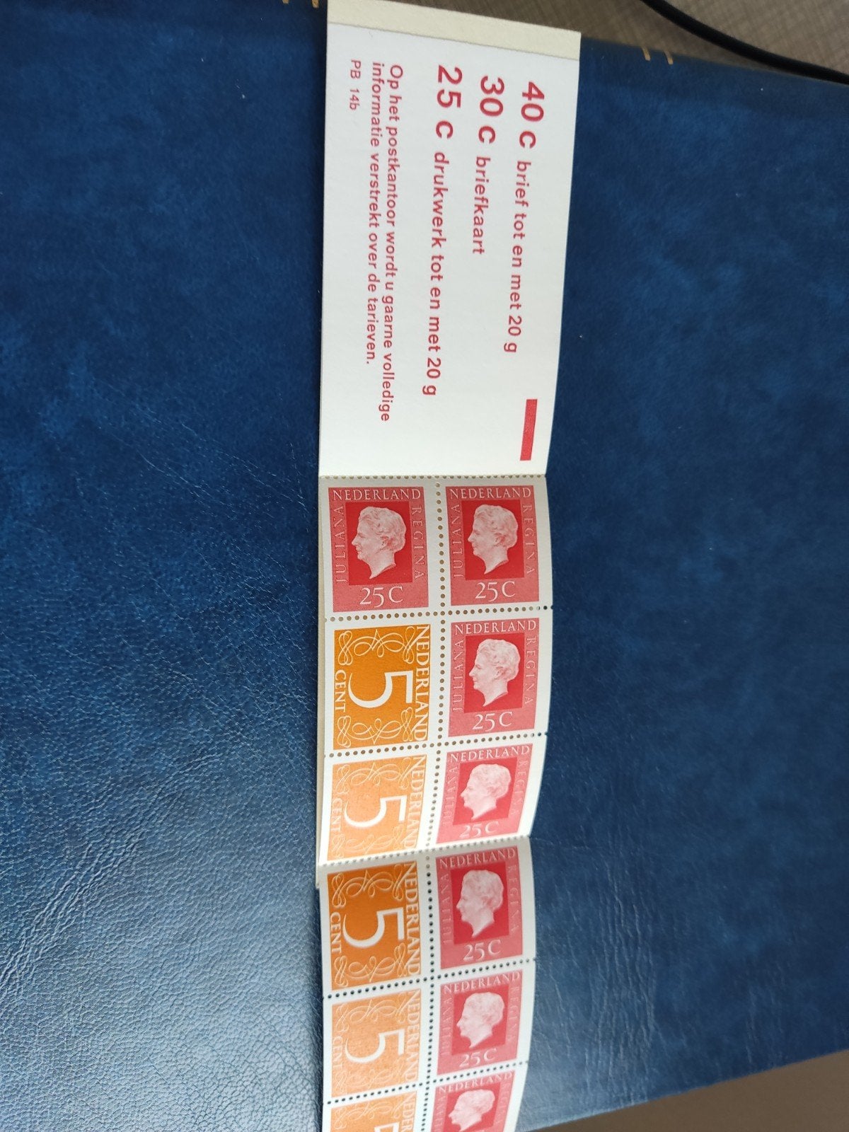 postzegelboekje 14b, Ophalen of Verzenden, Postfris