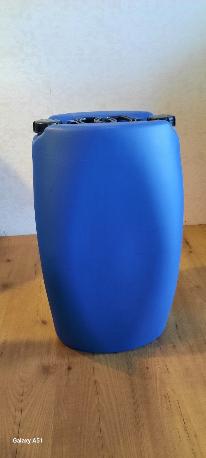 Blauwe kunststof vat - 50 liter, Ophalen, Gebruikt, 40 tot 60 cm, Overige typen