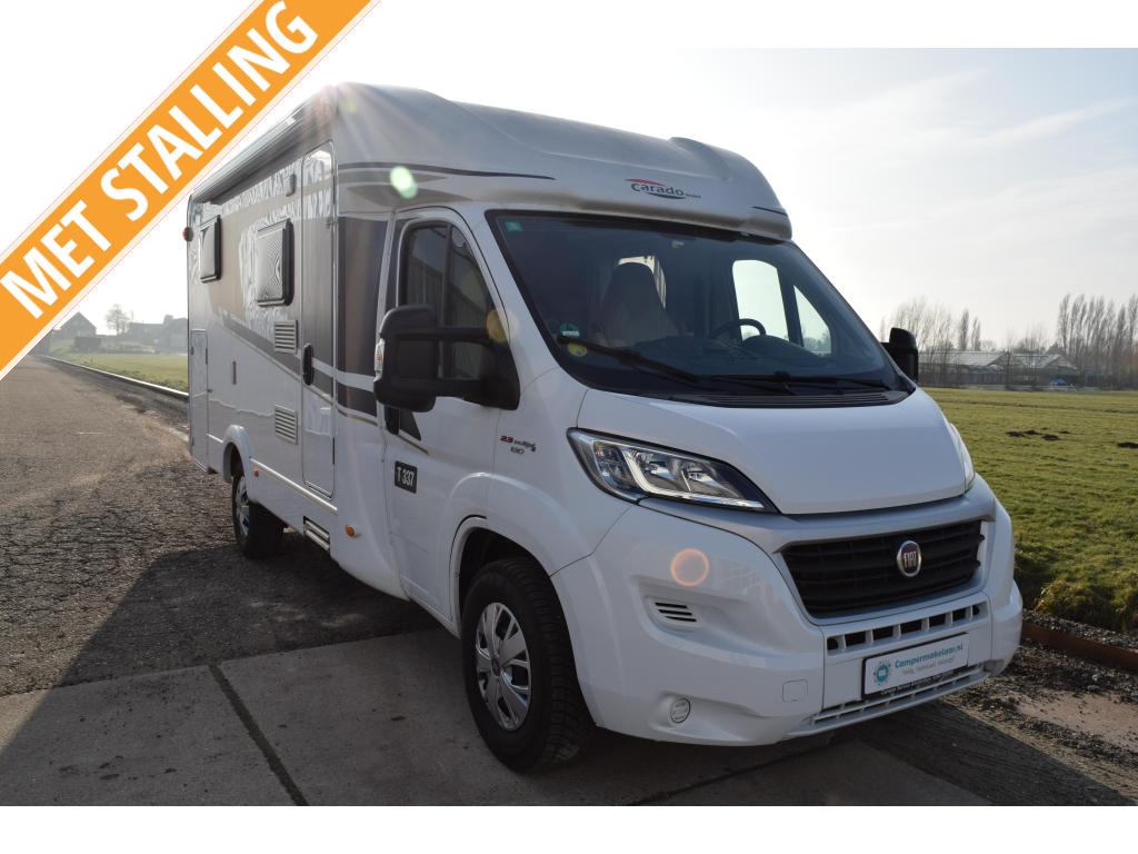 Zeer nette Carado T337, Koelkast, Ringverwarming, Fiat, Tot en met 3