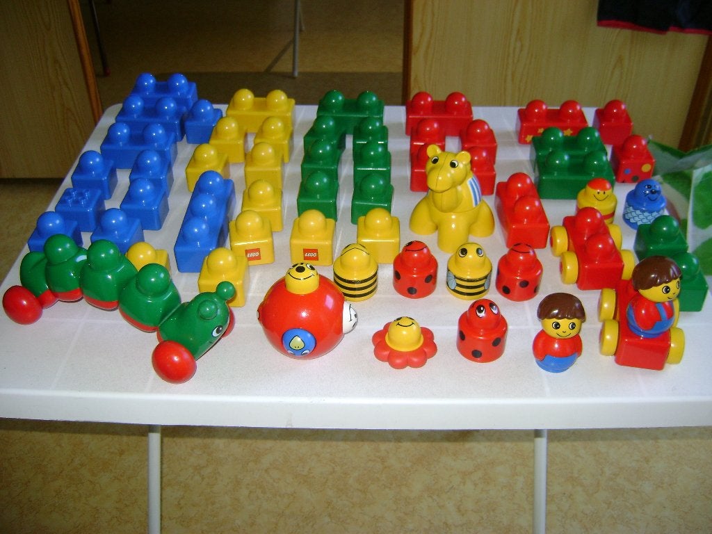 grootset legoprima 60del blokken giraf gote slak op wieltjes, Kinderen en Baby's, Lego Primo, Overige thema's, Overige typen, Ophalen of Verzenden