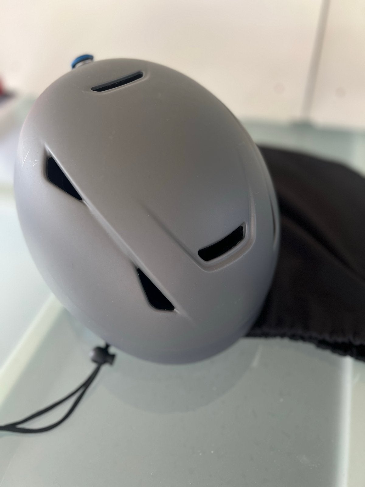 Skihelm/Snowboardhelm Grijs L-XL (52-55 cm) Zo goed als nieu, Ophalen of Verzenden, Nieuw