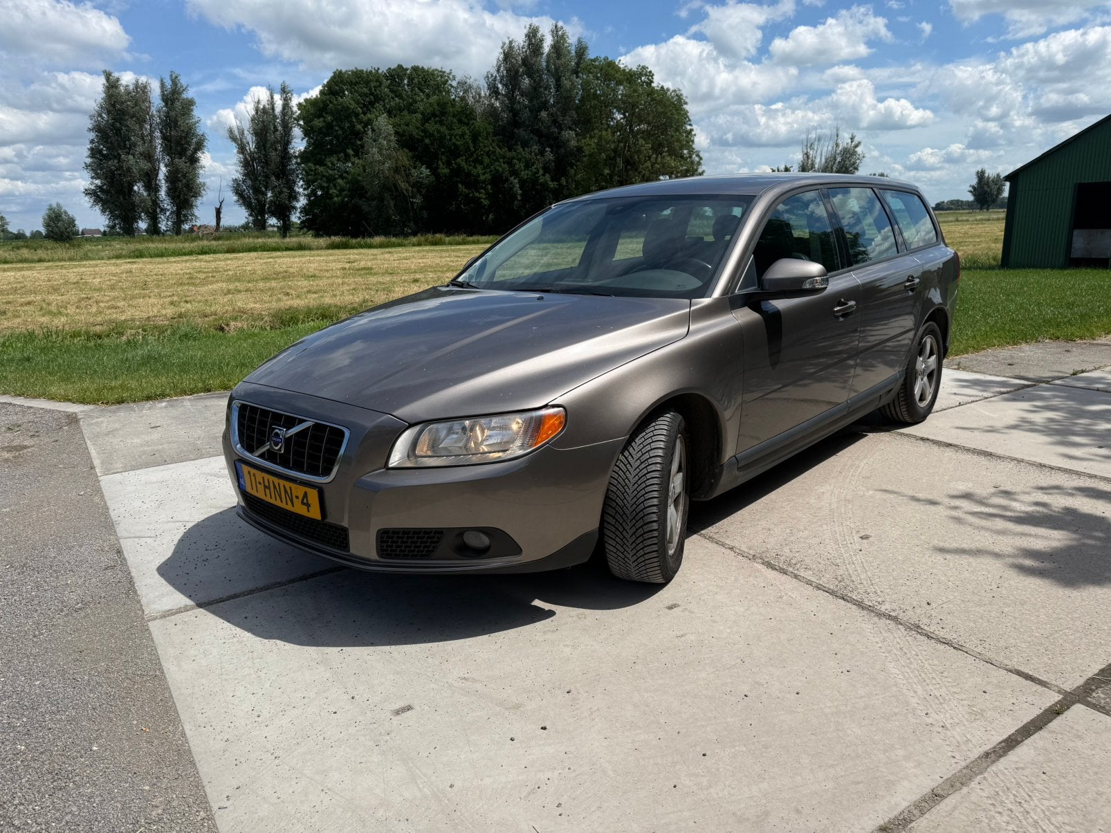 Volvo V70 2.5 T 147KW 2009 Grijs, Auto's, Volvo, Particulier, V70, ABS, Airbags, Airconditioning, Alarm, Automatische klimaatregeling