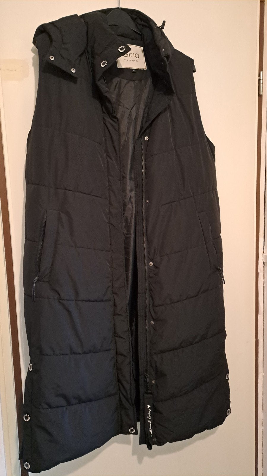 bodywarmer dames, Ophalen