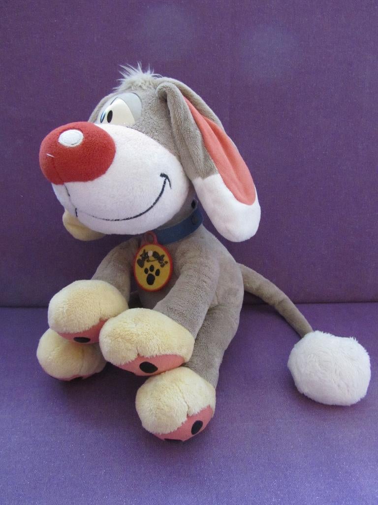 BERENTOYS Knuffel HOND BIBOMBI. 25 CM ZITTEND **Nieuw**, Overige merken, Nieuw, Middelgroot (20 tot 80 cm), Hond