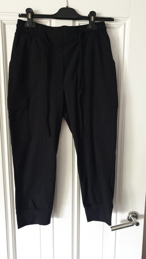 Studio Anneloes capri broek S, Maat 38/40 (M), Studio Anneloes, Zwart, Nieuw