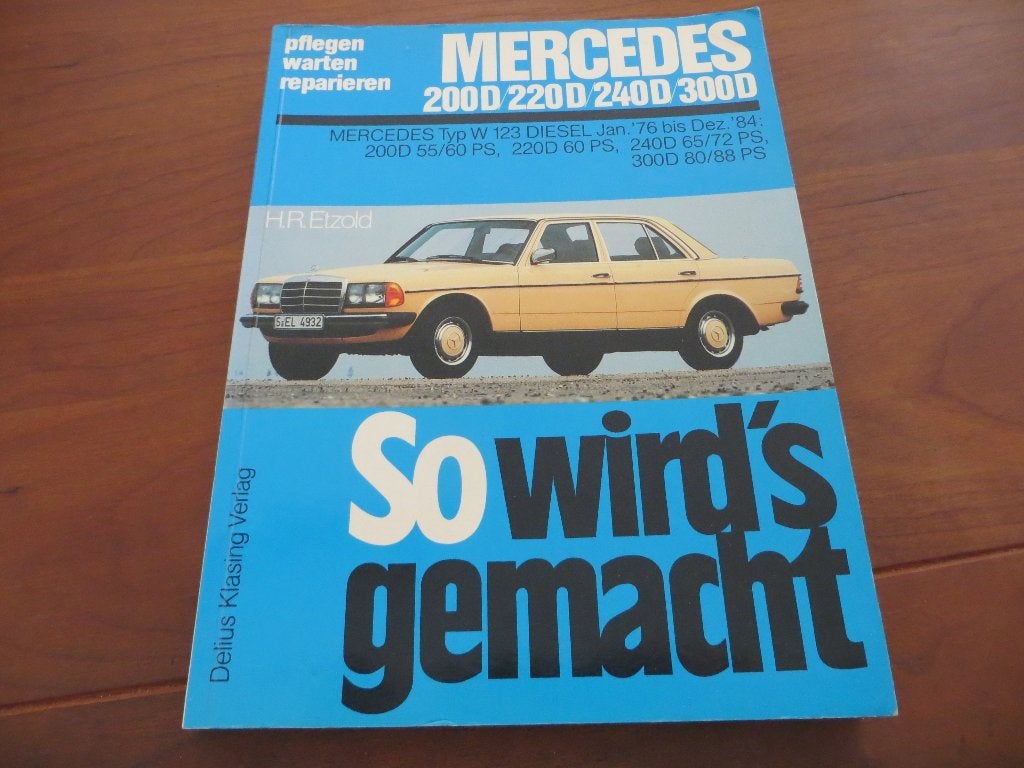 So wird's gemacht vraagbaak Mercedes 200D 220D 240D 300D, Ophalen of Verzenden