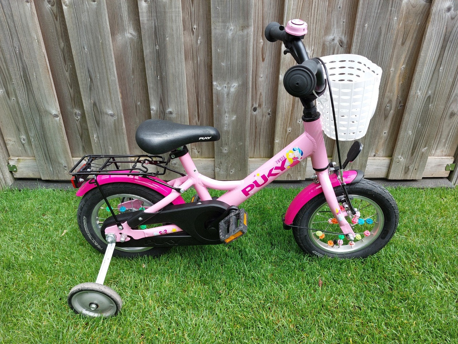 Puky Youke 12 inch meisjesfiets, Fietsen en Brommers, Fietsen | Kinderfietsjes, Ophalen, Gebruikt, Minder dan 16 inch, Zijwieltjes