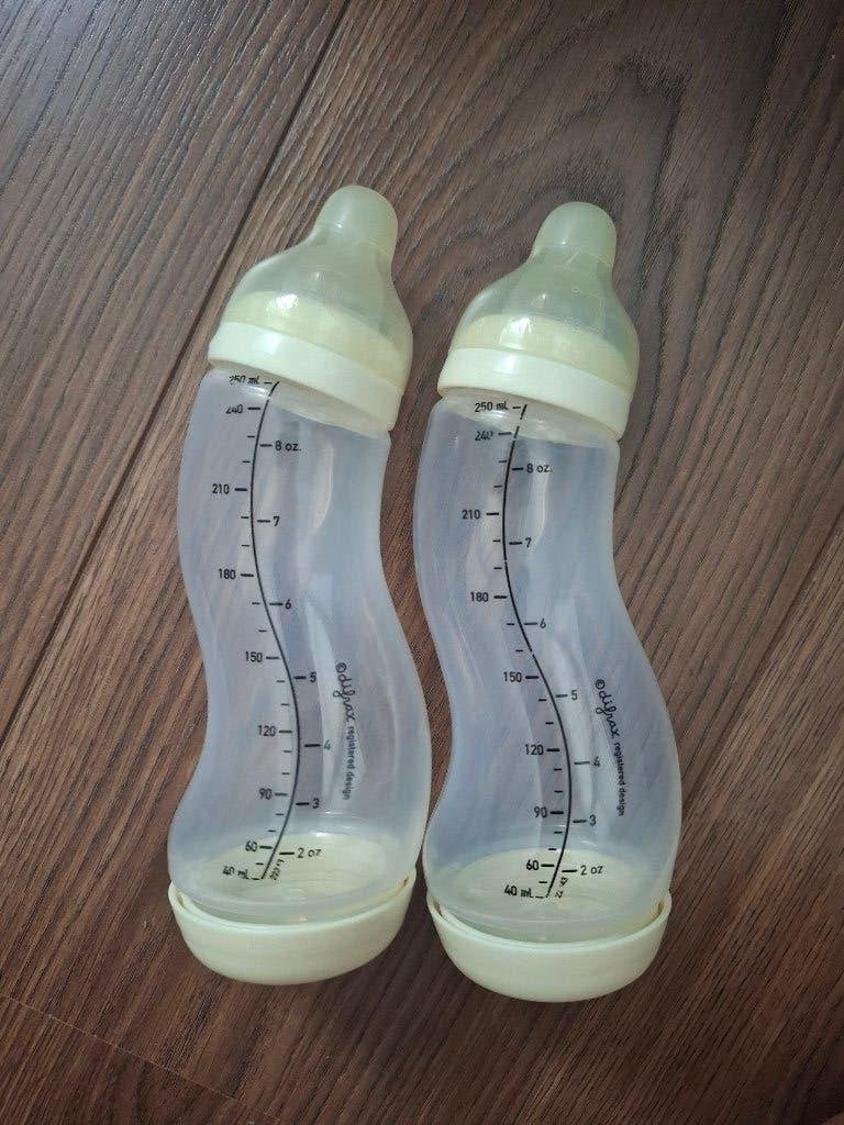 Difrax fles 250 ml, Ophalen of Verzenden, Zo goed als nieuw, Babyfles, Difrax