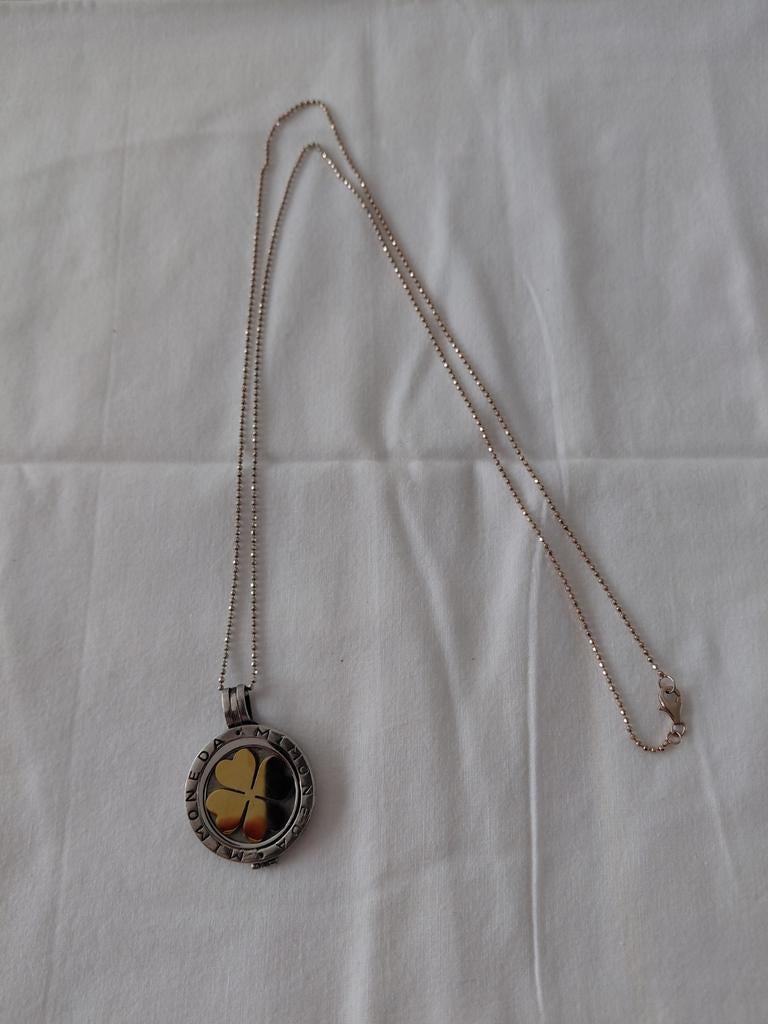 Moneda Mimoneda ketting, Met hanger, Gebruikt, Overige kleuren, Ophalen of Verzenden