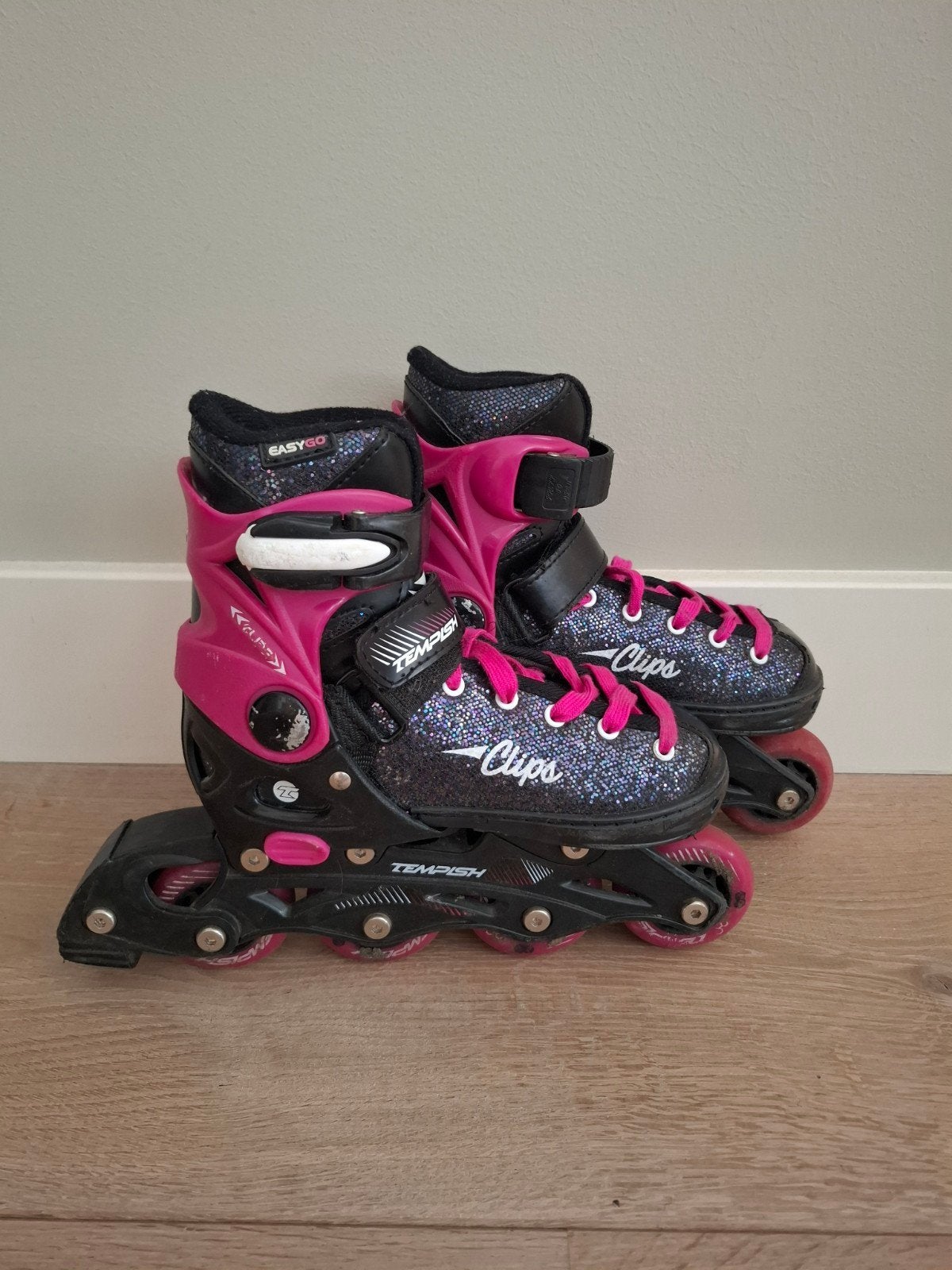 Verstelbare inlineskates, skates CLIPS v Tempish maat 29-32, Overige merken, Kinderen, Ophalen of Verzenden, Inline skates 4 wielen