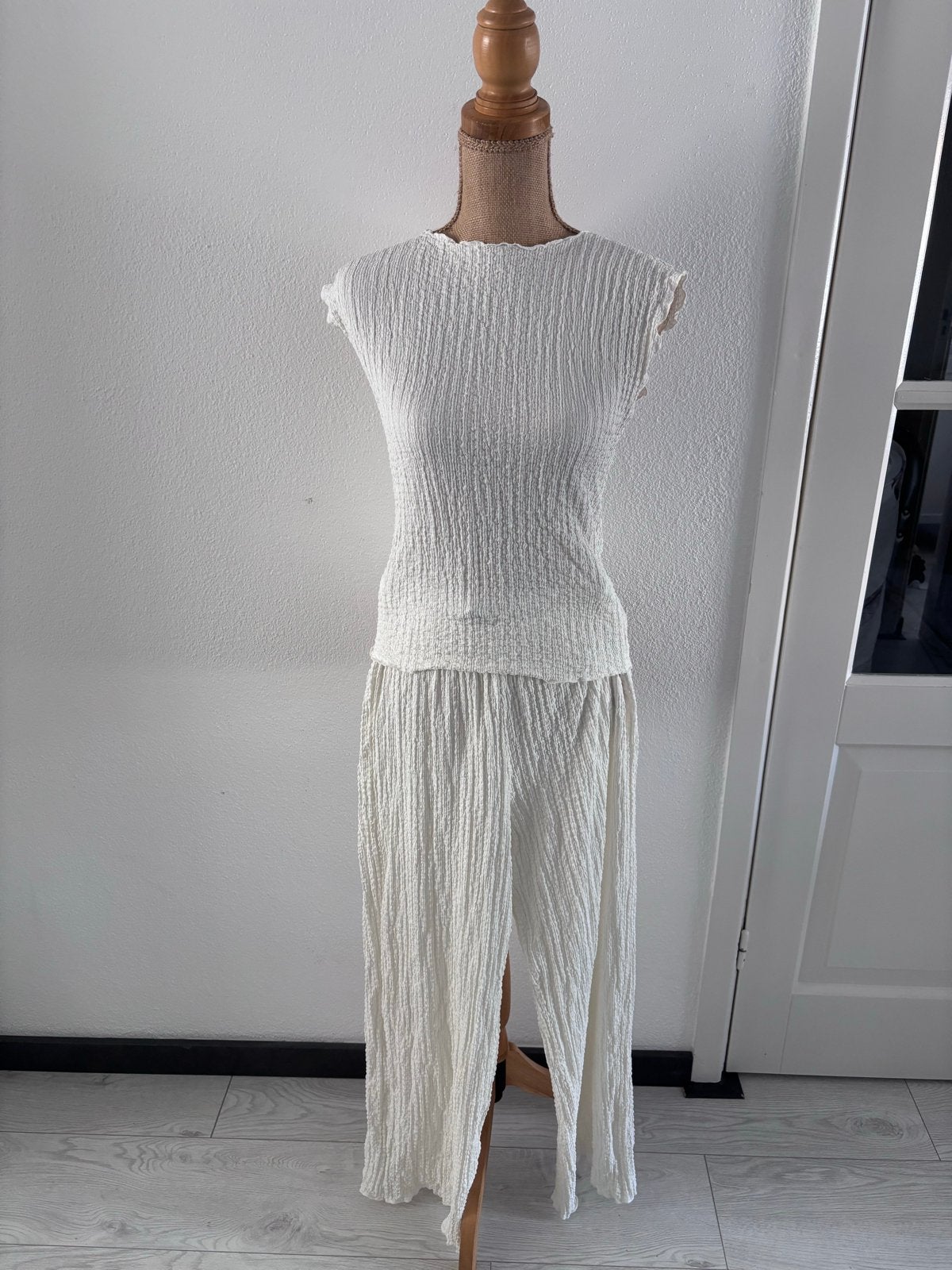 LC Waikiki broek & top set maat L, Wit, Maat 42/44 (L), Ophalen of Verzenden, Zo goed als nieuw