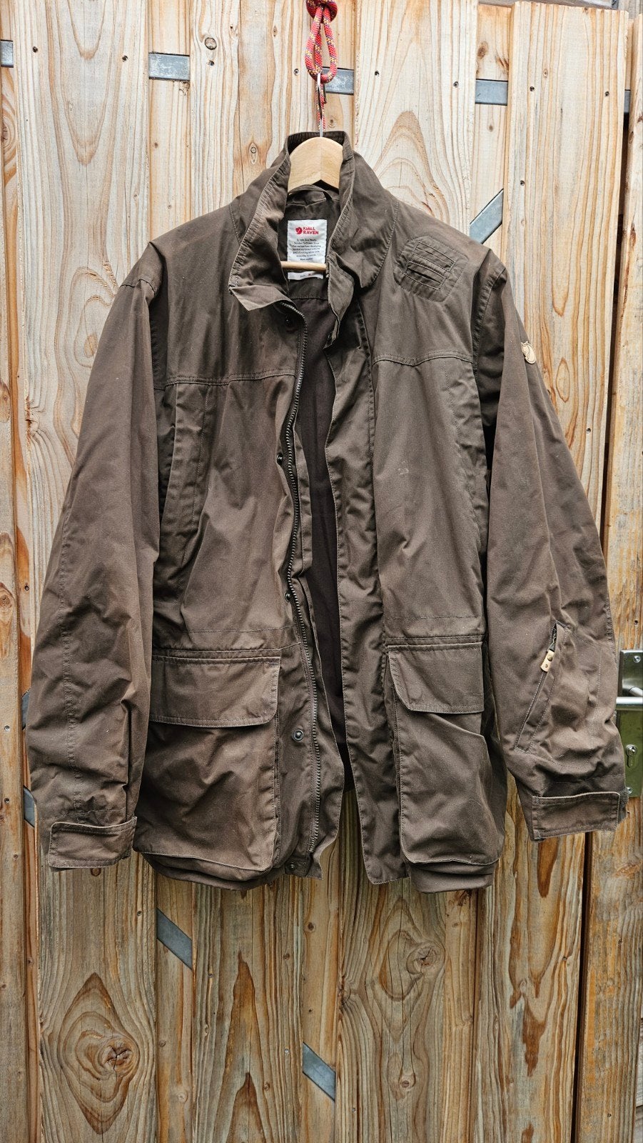 Fjällräven Brenner Pro Jacket G-1000 - Heren Outdoor Jas M, Bruin, Overige maten, Ophalen of Verzenden, Zo goed als nieuw
