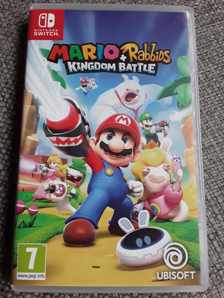Nintendo Switch Game Mario + Rabbids Kingdom Battle, Spelcomputers en Games, Games | Nintendo Switch, Avontuur en Actie, 2 spelers