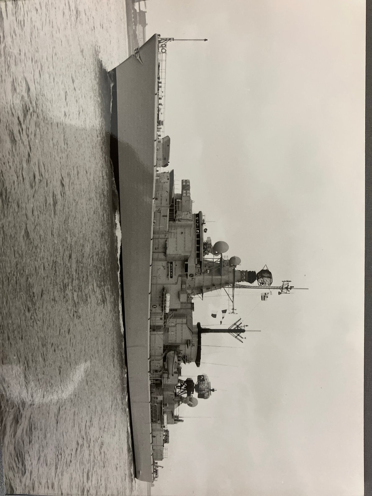Grote foto marine fregat Hr. Ms. De With 18x24 cm, Verzenden, Gebruikt