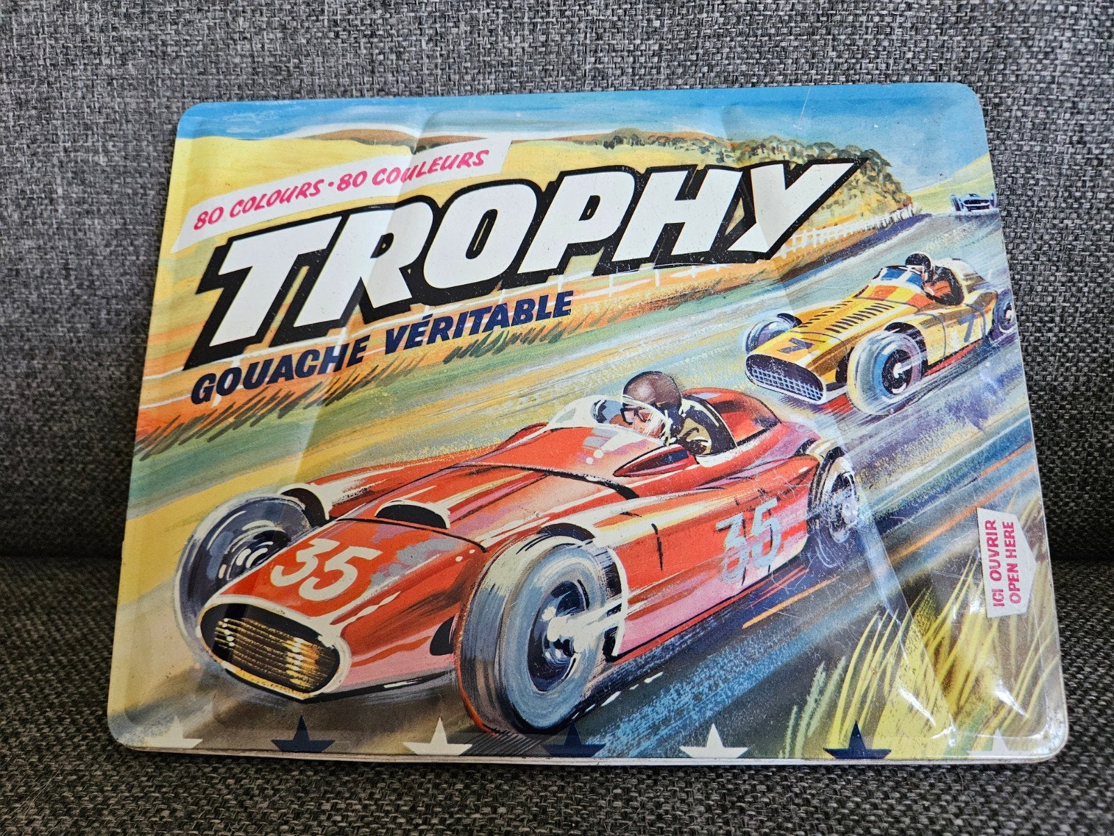 Vintage Trophy Gouache Verfdoos - 80 Kleuren, Verzenden