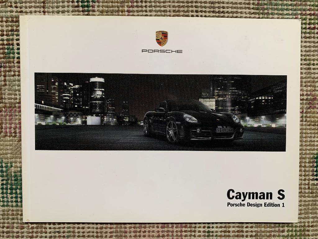 Folder brochure Porsche Cayman S Design Edition 1 2007 nieuw, Boeken, Porsche, Nieuw, Ophalen of Verzenden, Porsche