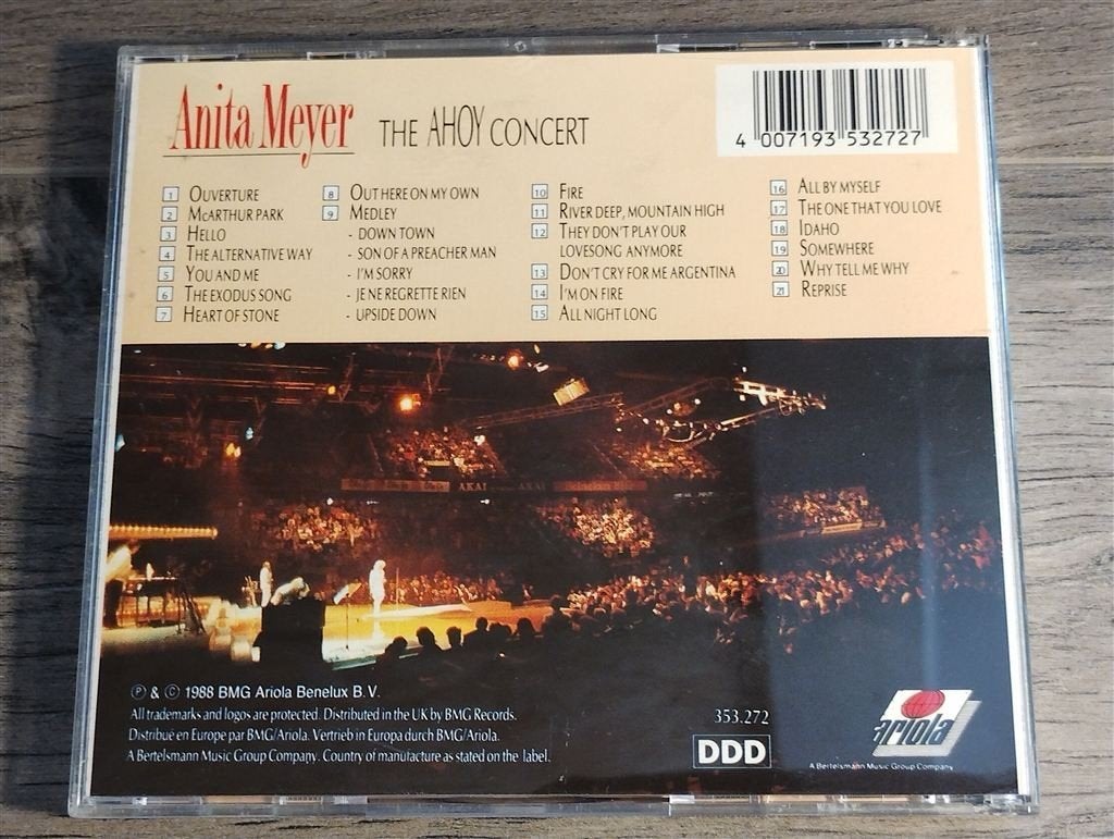 Anita Meyer ‎– The Ahoy Concert, Ophalen of Verzenden, Zo goed als nieuw, Pop