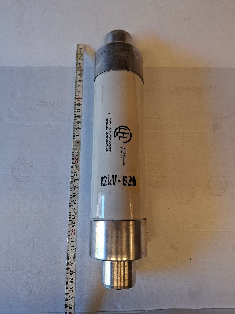 Oude 12 KV hoogspanning zekering 63 A, Ophalen of Verzenden, Gebruikt