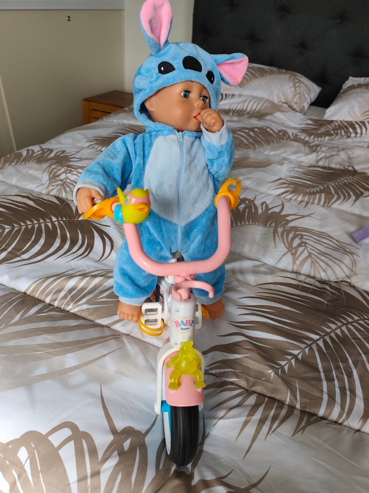 Baby Born pop, kleding, fietsje en accessoires set