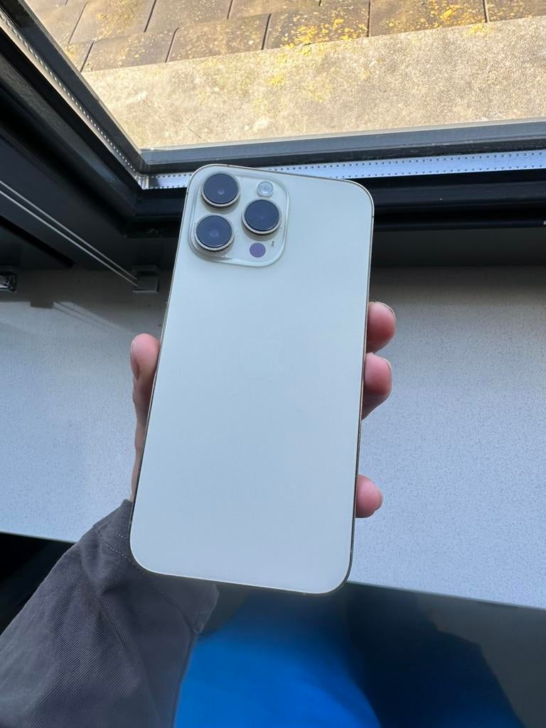 Iphone 14 pro max 128GB met iCloud lock - defect, Telecommunicatie, Mobiele telefoons | Apple iPhone, Ophalen, 128 GB, Paars, Zonder simlock
