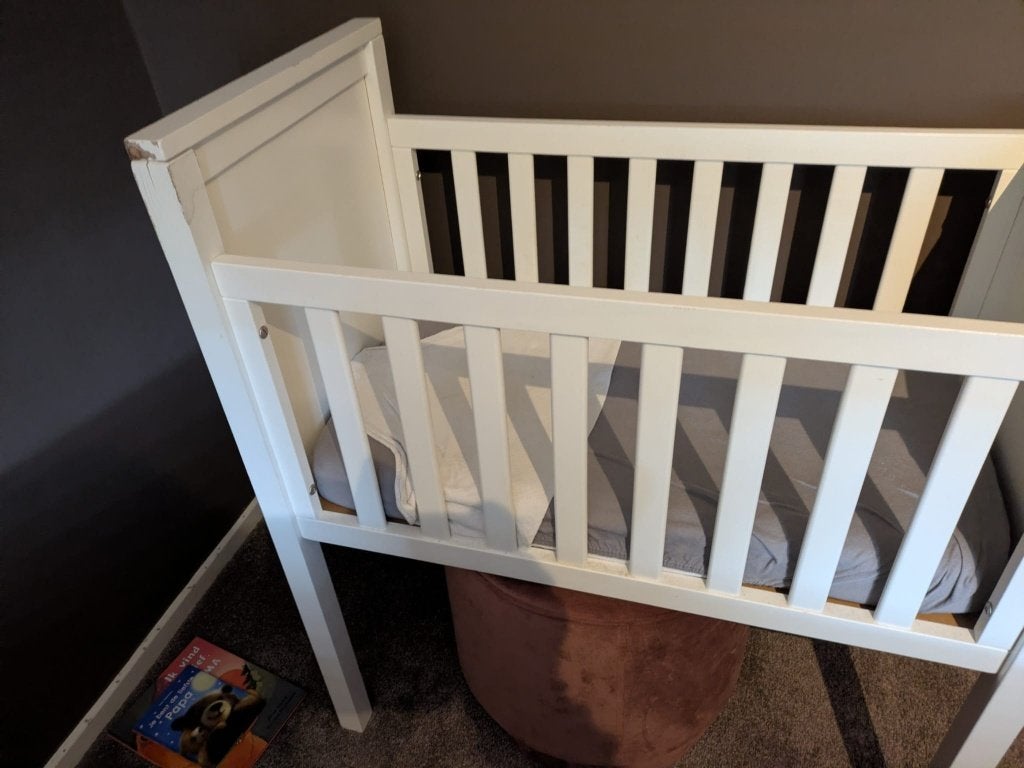 Gratis baby ledikantje, Ophalen, Gebruikt, Ledikant