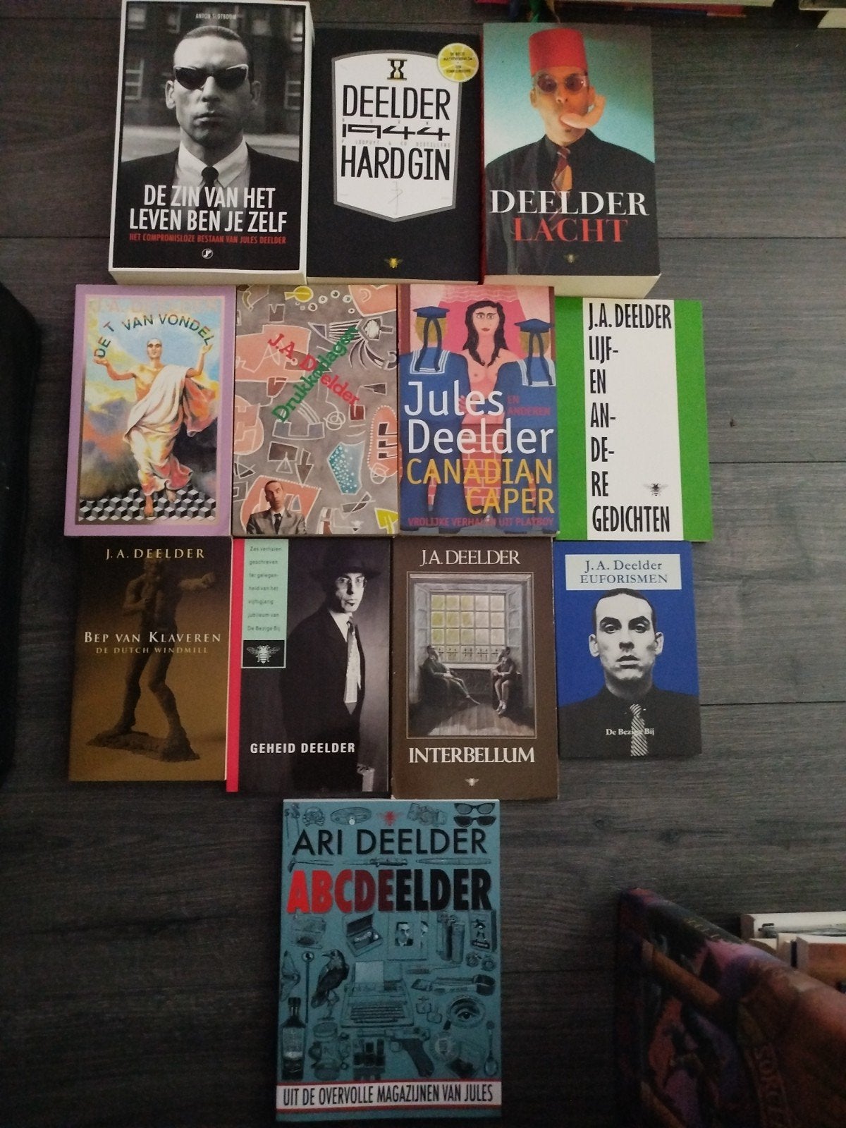 JULES DEELDER DIVERSE BOEKEN COLLECTIE, Gelezen, Ophalen of Verzenden, Nederland, J.A. Deelder