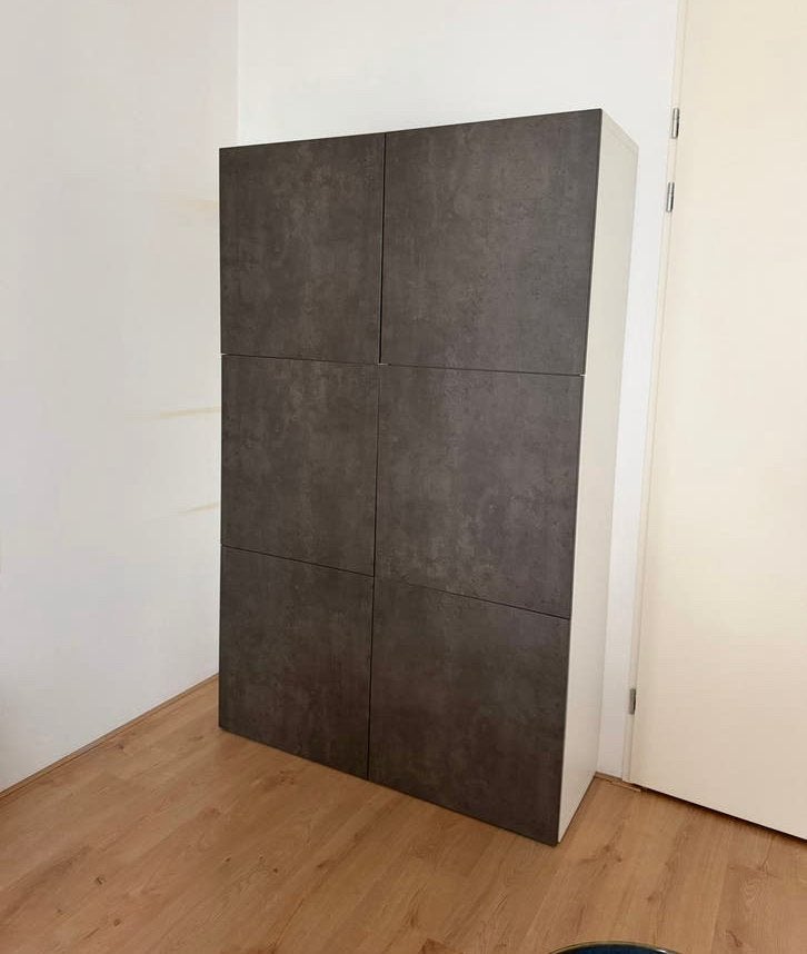 IKEA Besta kast betonlook 193x120x42 cm, Ophalen, Zo goed als nieuw