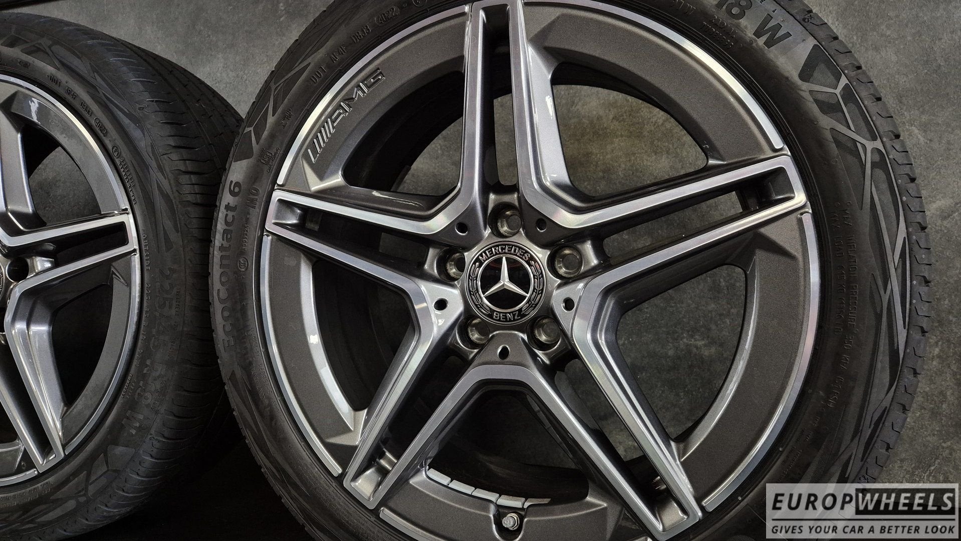 18 inch Mercedes velgen A AMG A B CLA W247 W177 zomerbanden