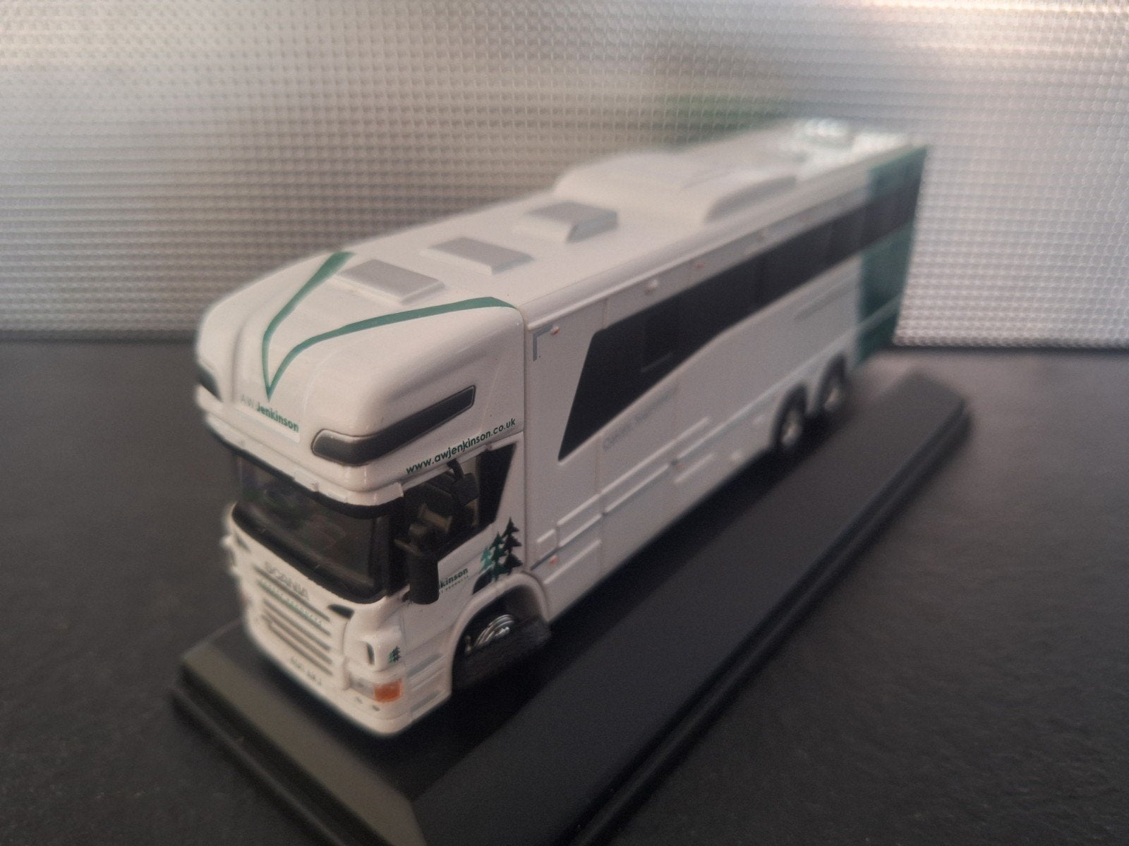 Scania Topline Horsebox Schaal 1:76, Oxford, Ophalen of Verzenden, Bus of Vrachtwagen, Oxford