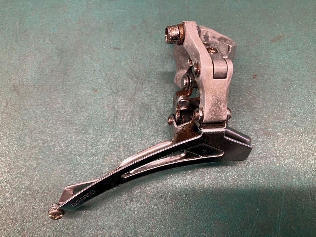 Shimano FD-Z206 voorderailleur, Gebruikt, Verzenden, Staal, Derailleur of Ketting