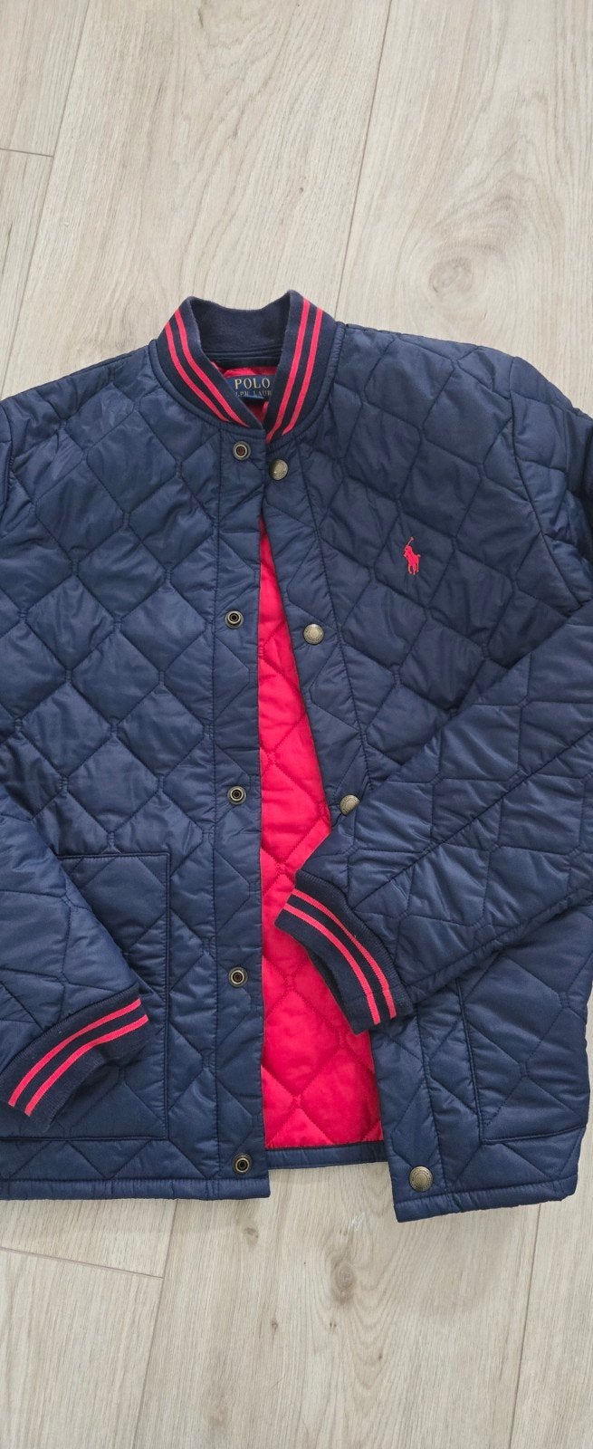 Polo Ralph Lauren gewatteerde jas L/G (14-16), Ophalen of Verzenden, Zo goed als nieuw, Polo Ralph Lauren, Jongen