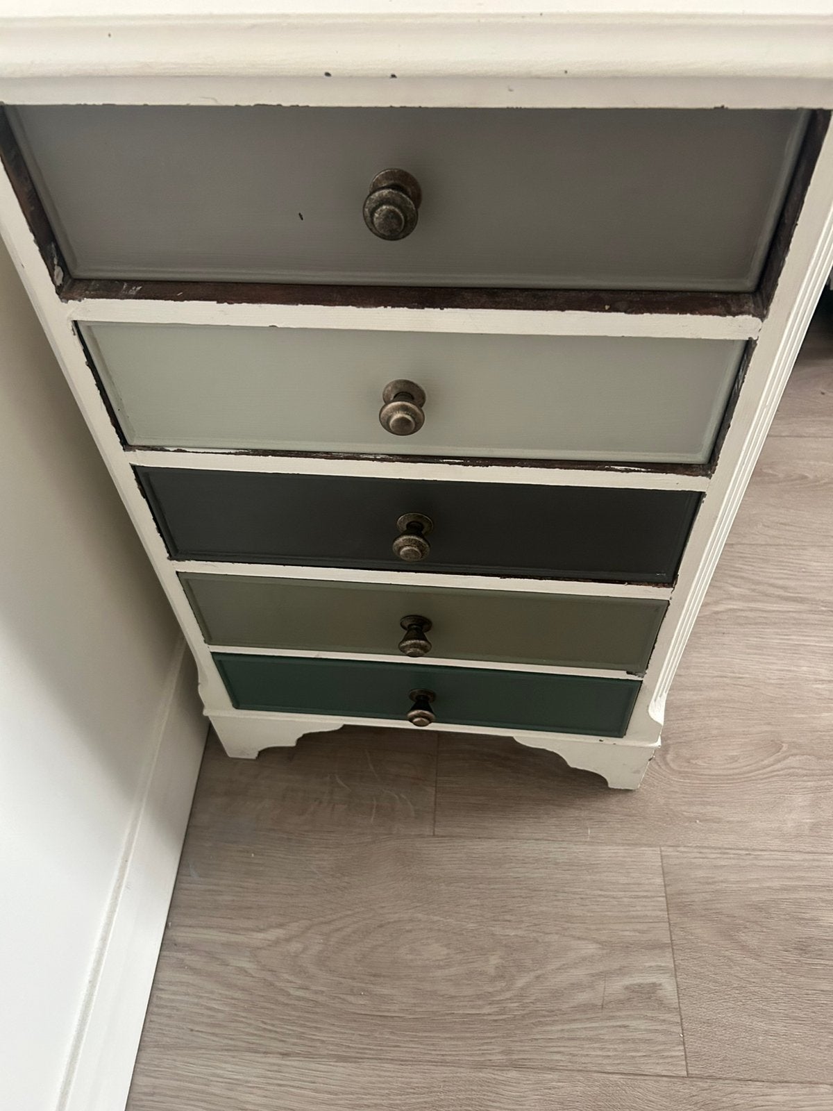 Vintage ladekastje 5 lades, Ophalen, Minder dan 50 cm, Gebruikt, 5 laden of meer