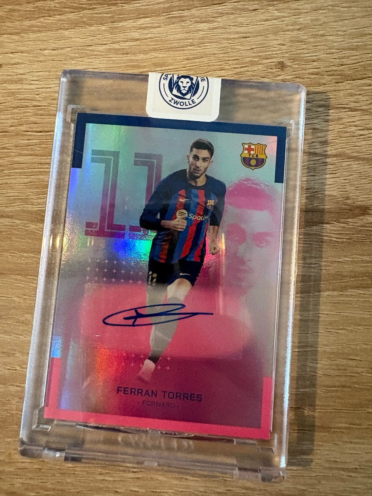Ferran Torres topps autograph FC Barcelona 2022/23, Verzamelen, Ophalen of Verzenden, Zo goed als nieuw, Buitenlandse clubs, Spelerskaart
