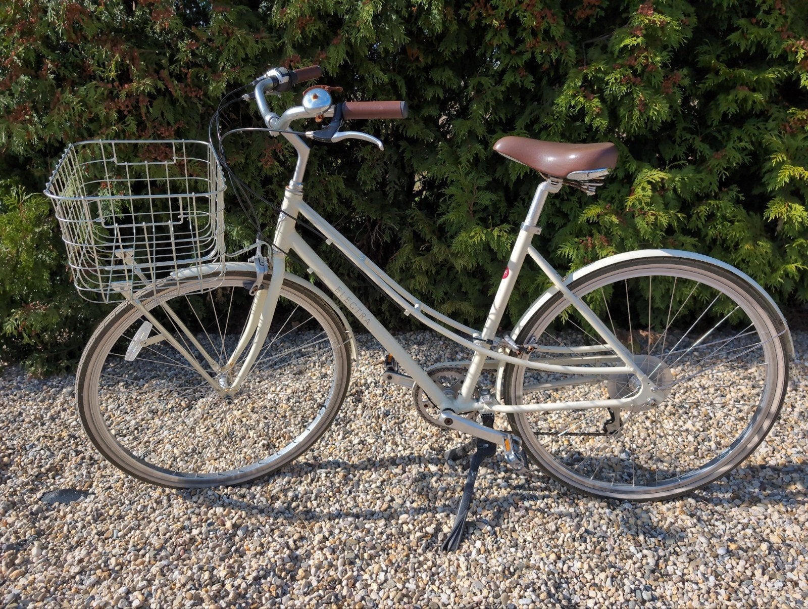 Electra loft 7 damesfiets 7 versnellingen met mand - Zo goed, Overige merken, 53 tot 56 cm, Velgrem, Ophalen of Verzenden